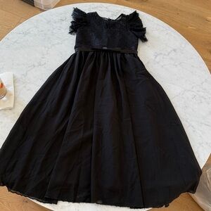 Elegant Black Lace Dress